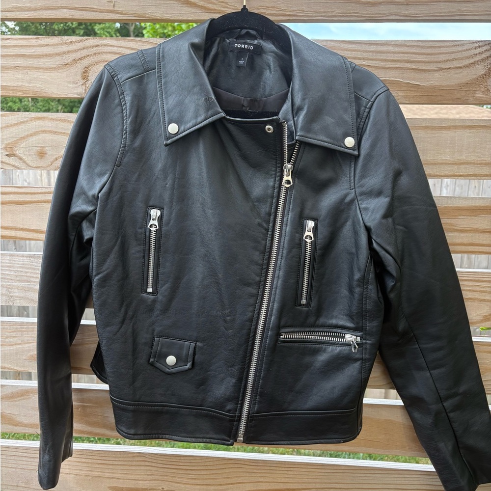 Torrid black leather jacket size XL ( 1 in Torrid size )